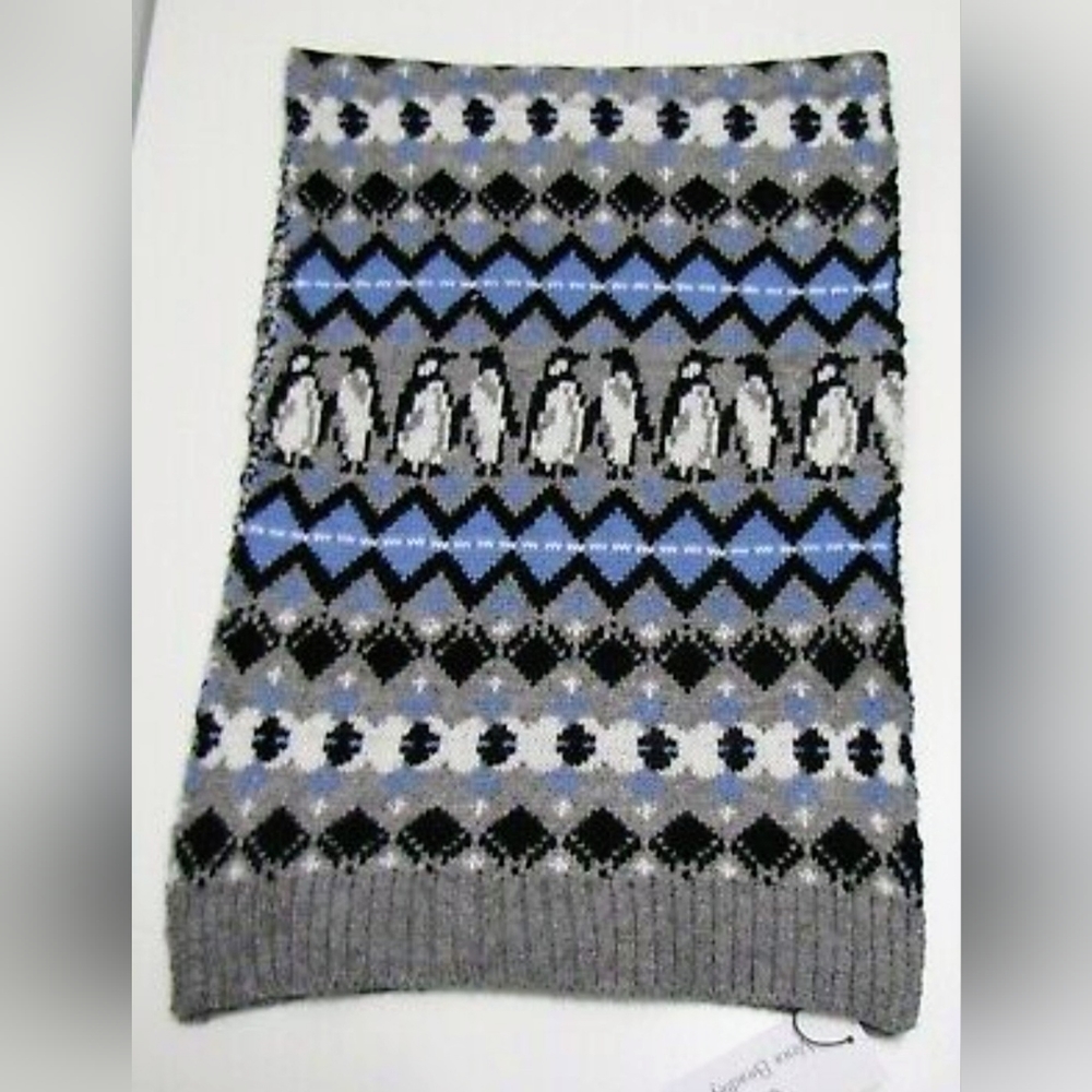 Vera Bradley Playful Penguin Scarf, NWT